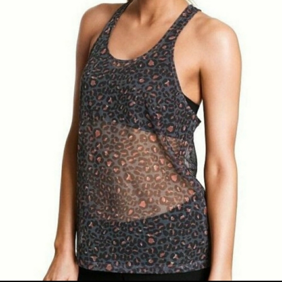 Victoria’s Secret Sport Mesh Leopard Racerbak - Picture 3 of 6